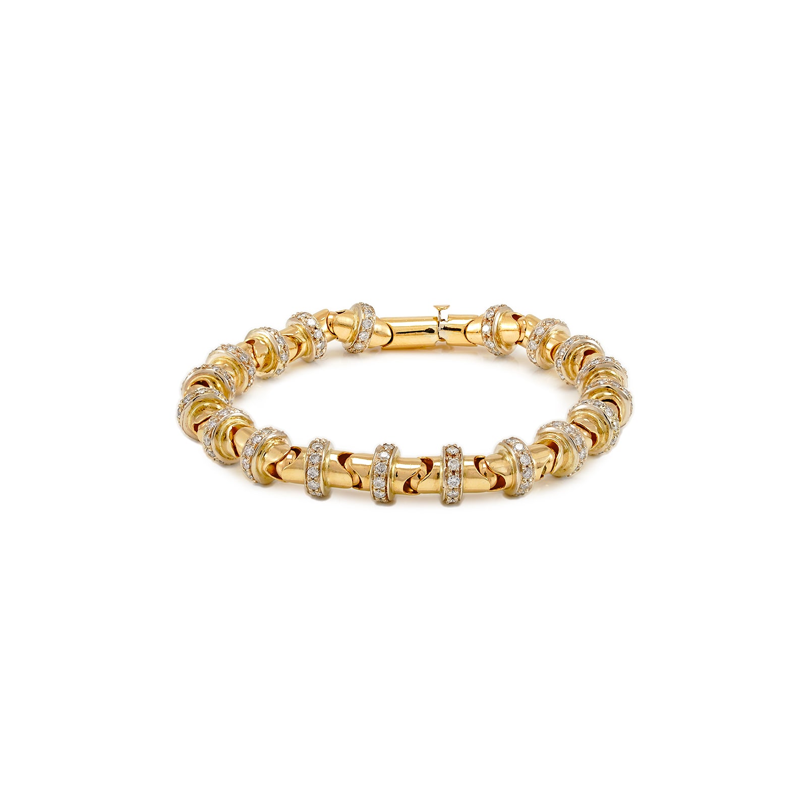 Serpant Armband mit Diamanten  750 Gold