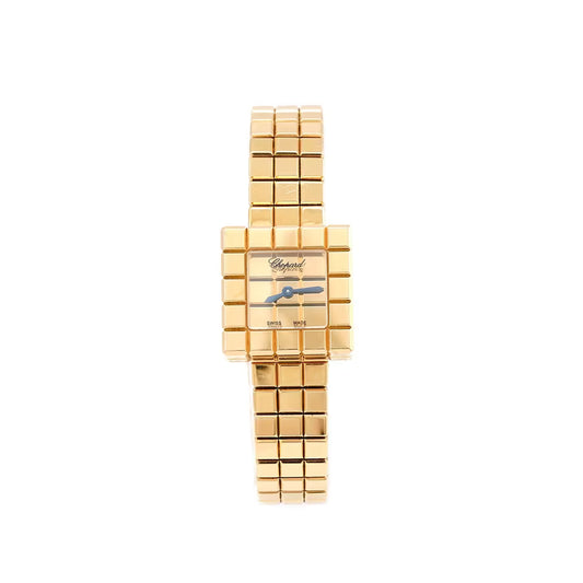 Armbanduhr Chopard Ice Cube Ladies 117432-0001 18K 750 Gelbgold